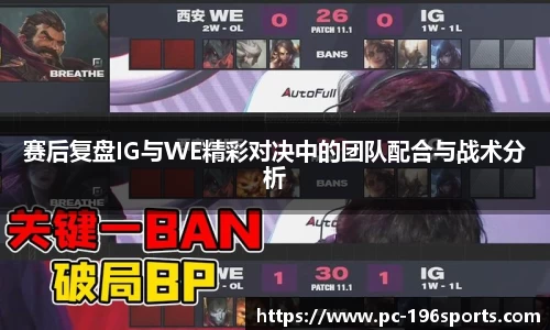 赛后复盘IG与WE精彩对决中的团队配合与战术分析